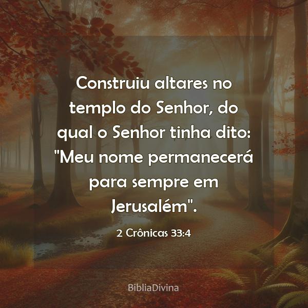 2 Crônicas 33:4