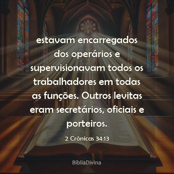 2 Crônicas 34:13