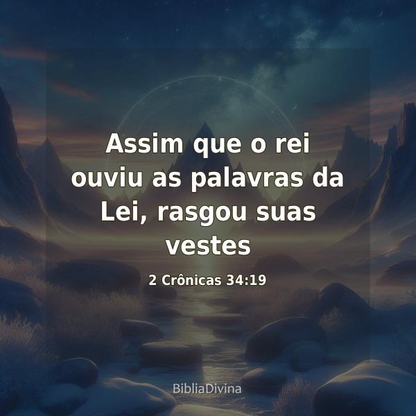 2 Crônicas 34:19