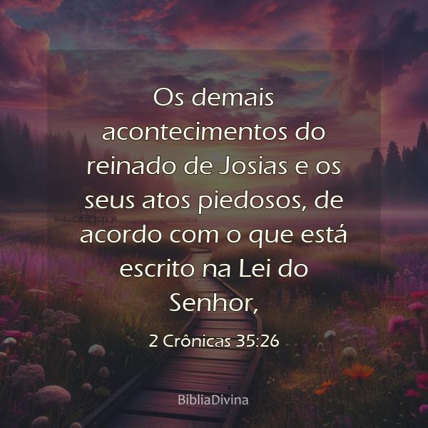 2 Crônicas 35:26