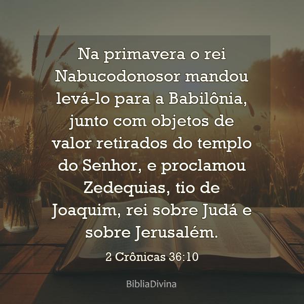 2 Crônicas 36:10