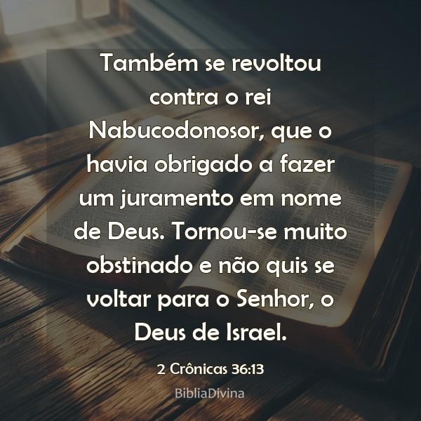 2 Crônicas 36:13