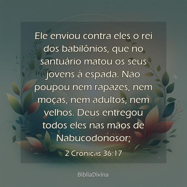 2 Crônicas 36:17