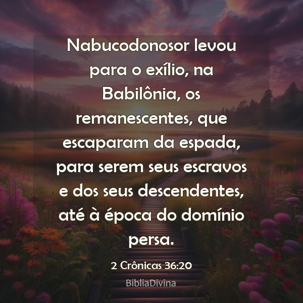 2 Crônicas 36:20