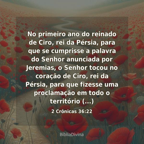 2 Crônicas 36:22