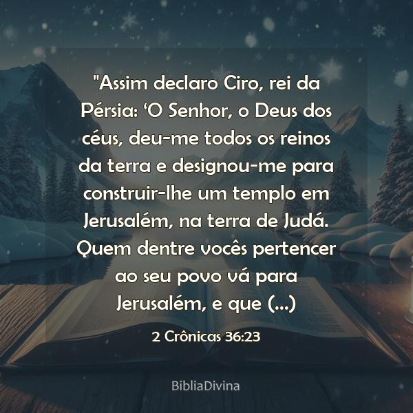 2 Crônicas 36:23