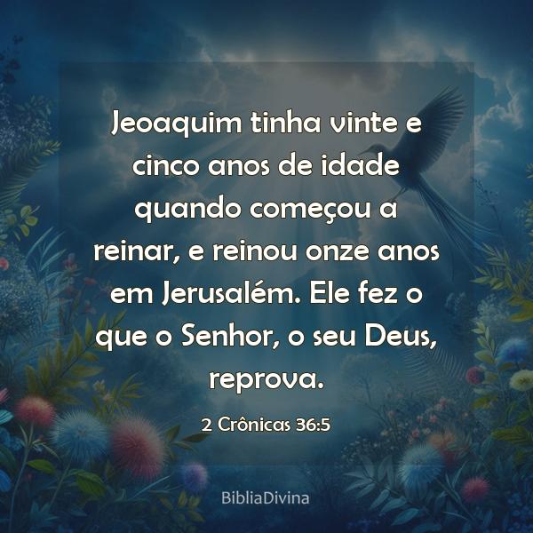 2 Crônicas 36:5