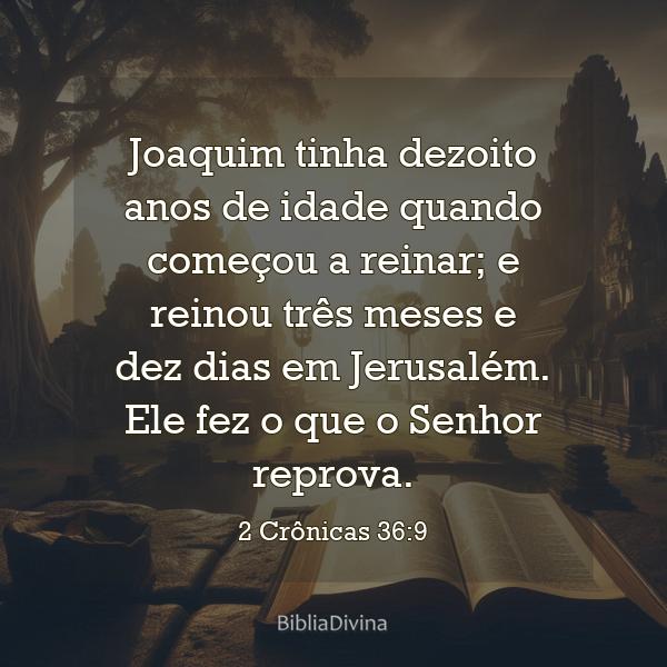 2 Crônicas 36:9