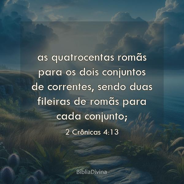 2 Crônicas 4:13