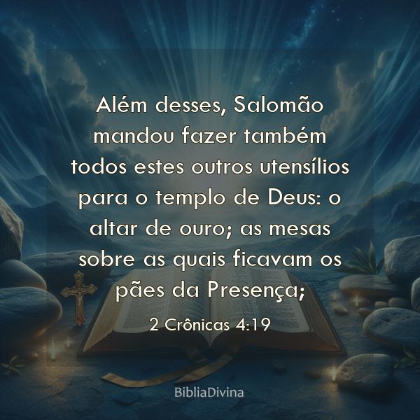 2 Crônicas 4:19