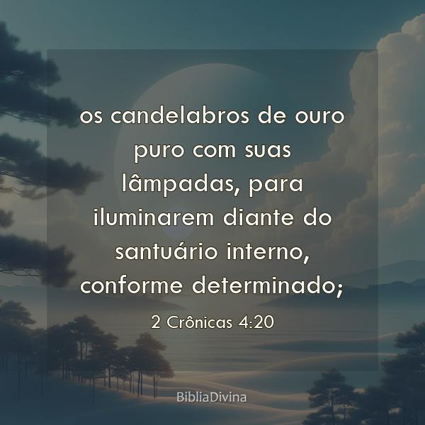 2 Crônicas 4:20