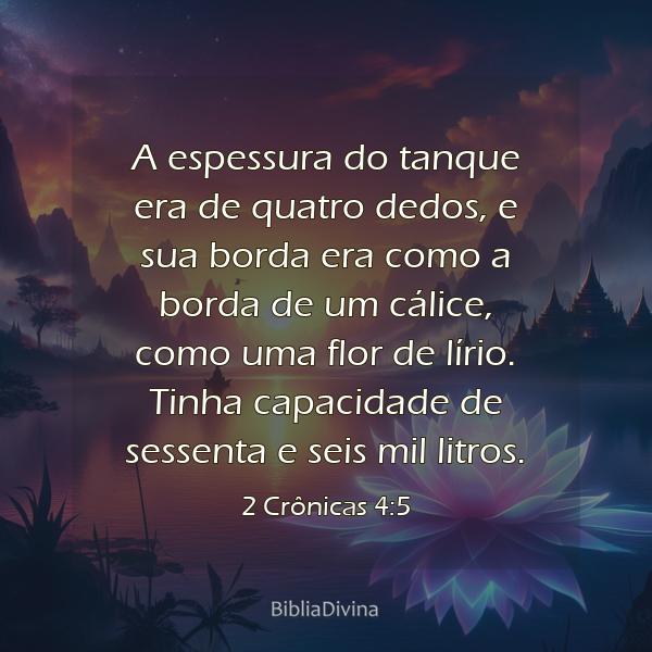 2 Crônicas 4:5