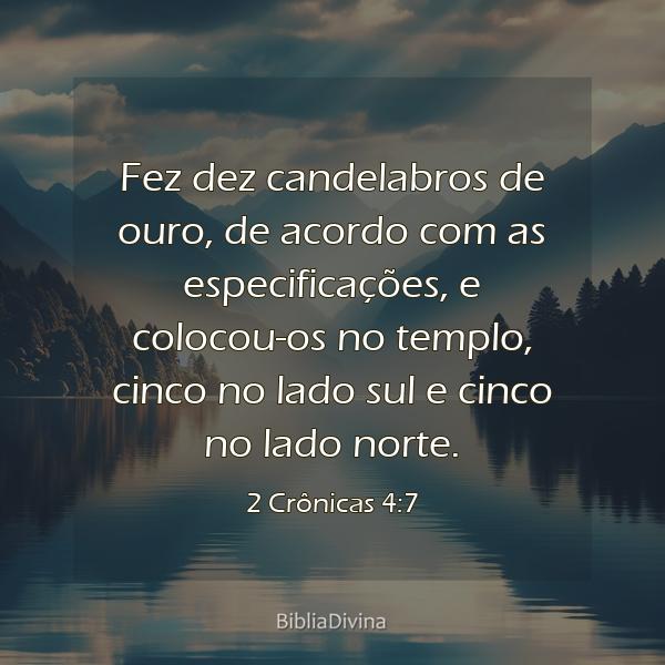 2 Crônicas 4:7