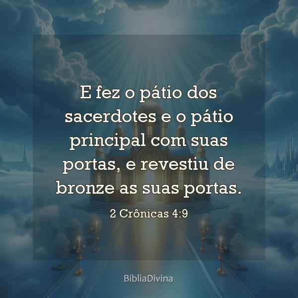 2 Crônicas 4:9