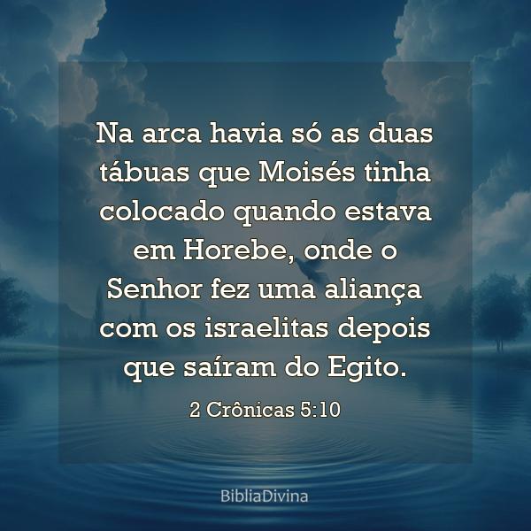 2 Crônicas 5:10