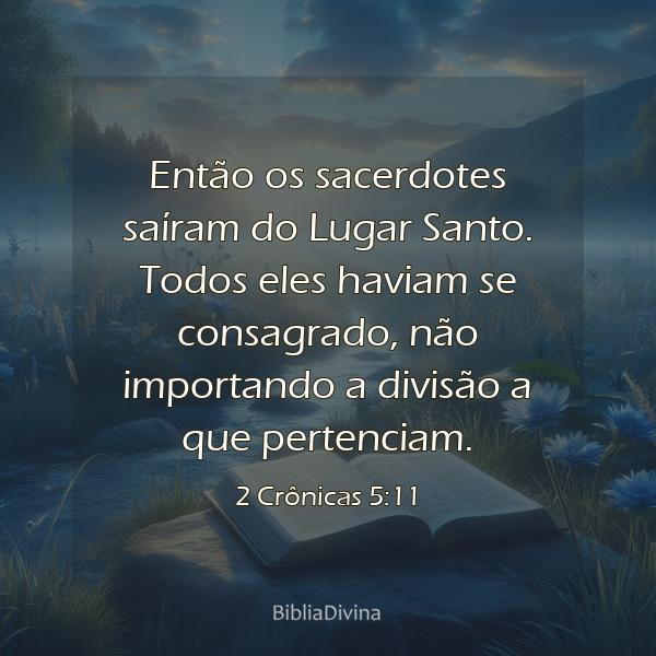 2 Crônicas 5:11