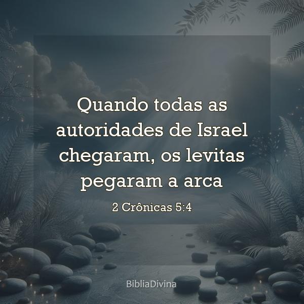 2 Crônicas 5:4