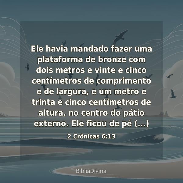 2 Crônicas 6:13