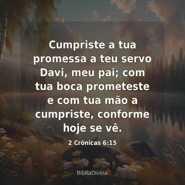 2 Crônicas 6:15