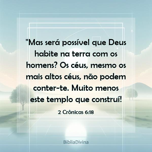 2 Crônicas 6:18