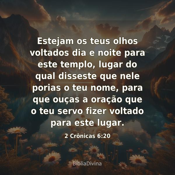 2 Crônicas 6:20