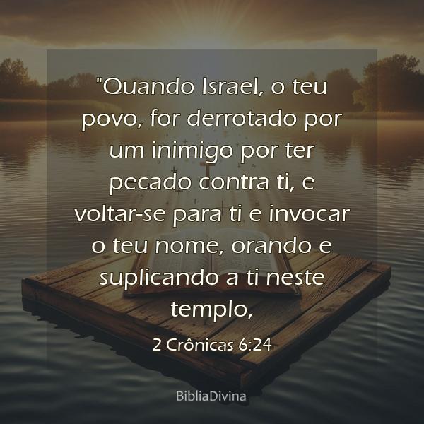 2 Crônicas 6:24