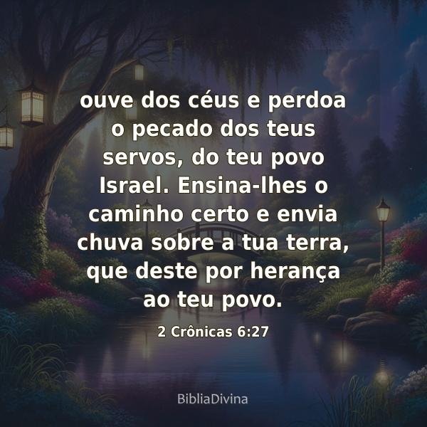 2 Crônicas 6:27