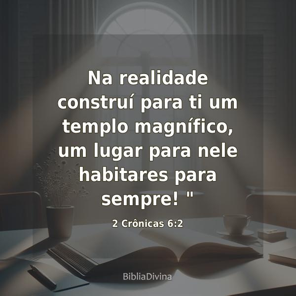 2 Crônicas 6:2