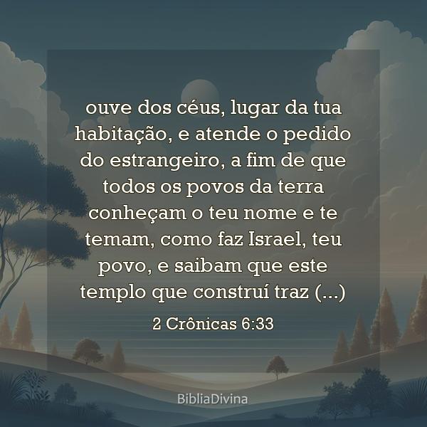 2 Crônicas 6:33