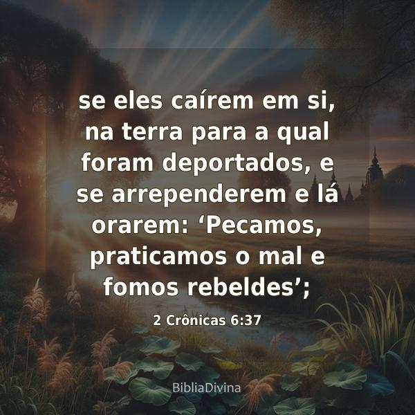 2 Crônicas 6:37