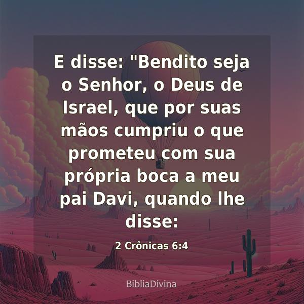 2 Crônicas 6:4