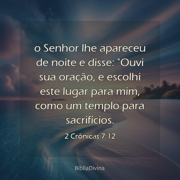 2 Crônicas 7:12