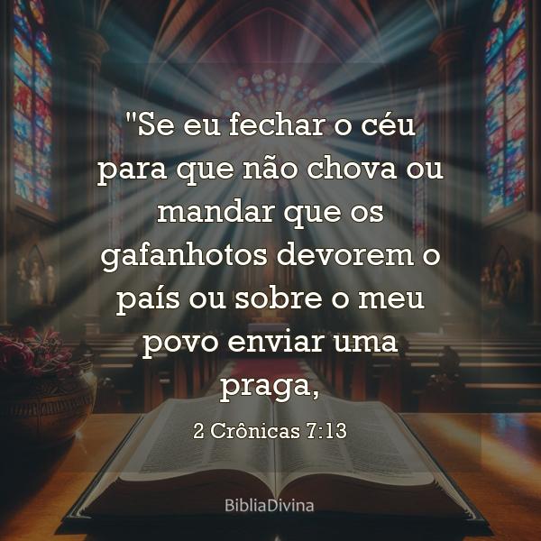 2 Crônicas 7:13