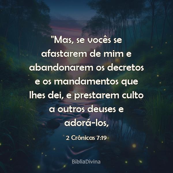 2 Crônicas 7:19