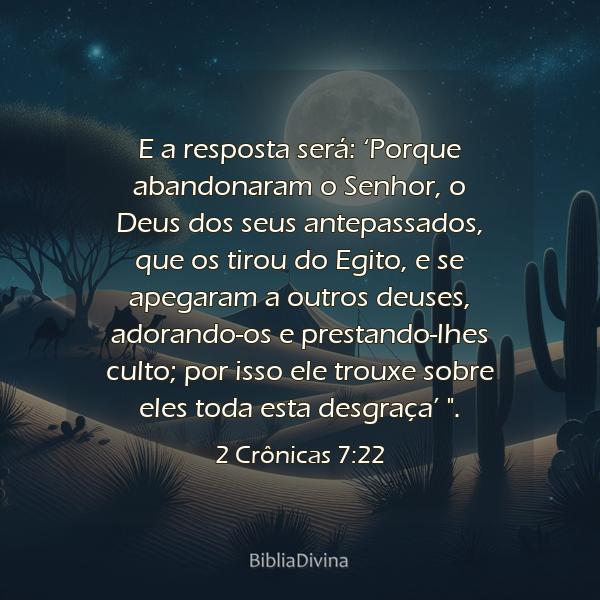 2 Crônicas 7:22