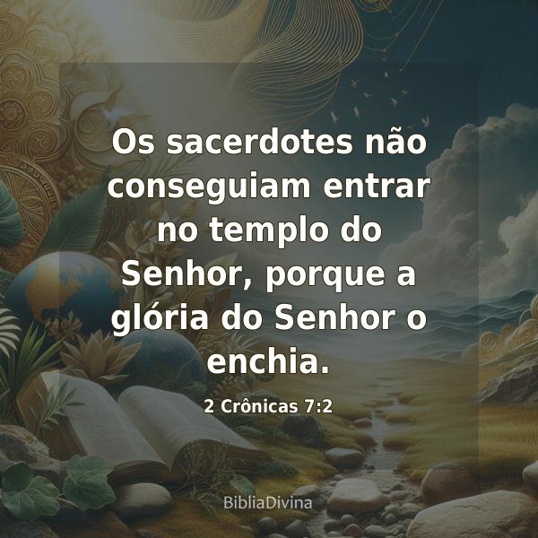 2 Crônicas 7:2