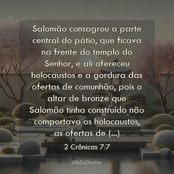 2 Crônicas 7:7