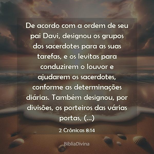 2 Crônicas 8:14