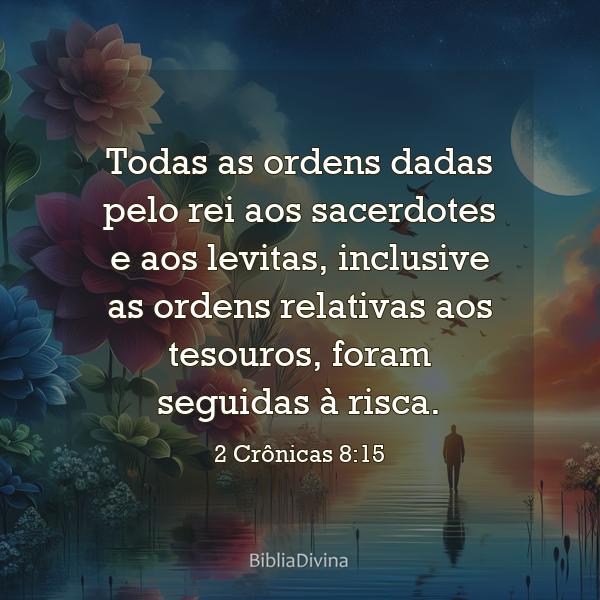 2 Crônicas 8:15