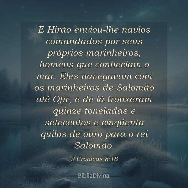 2 Crônicas 8:18