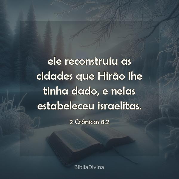 2 Crônicas 8:2