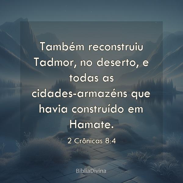 2 Crônicas 8:4