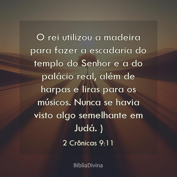 2 Crônicas 9:11