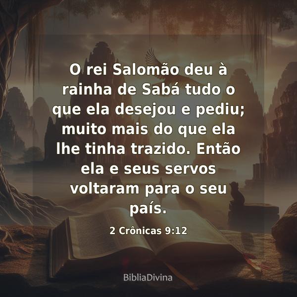 2 Crônicas 9:12