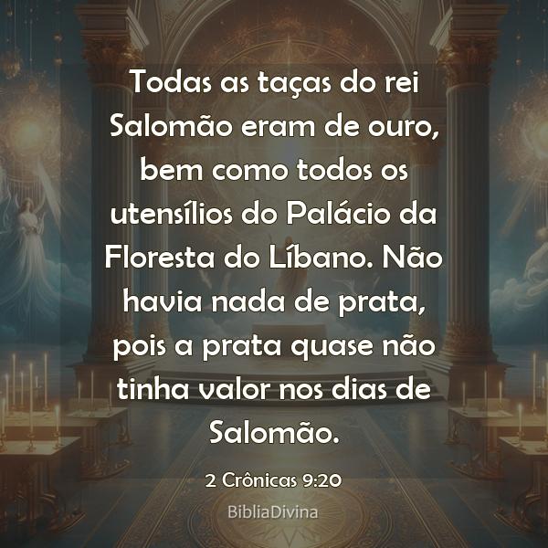 2 Crônicas 9:20