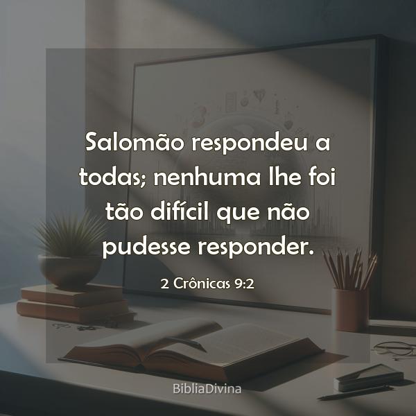 2 Crônicas 9:2