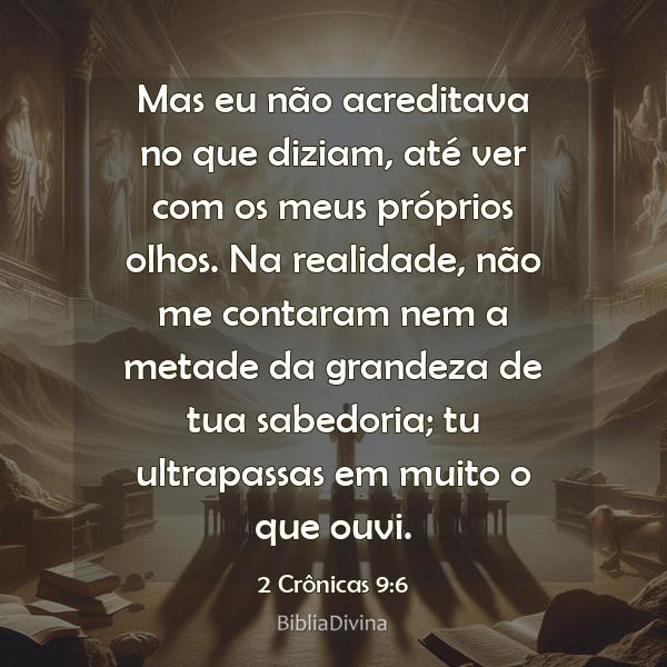 2 Crônicas 9:6