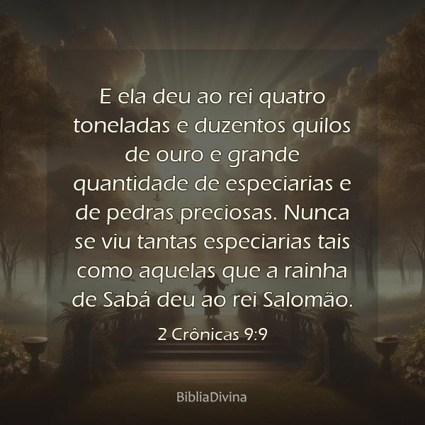 2 Crônicas 9:9