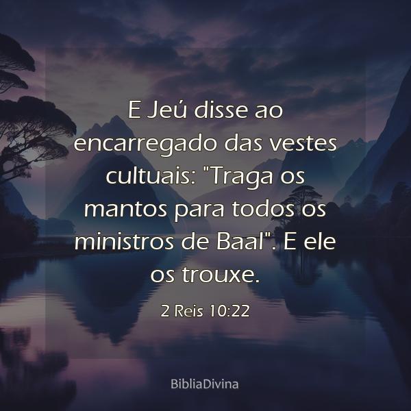 2 Reis 10:22