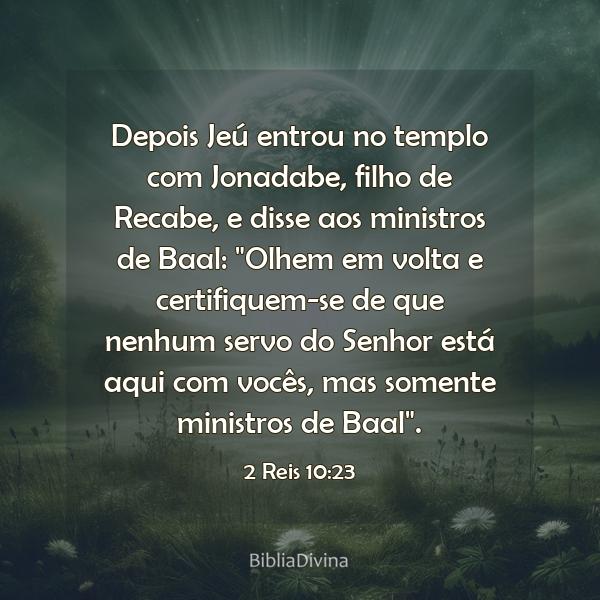 2 Reis 10:23